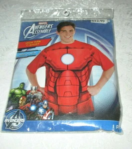  Adult 14+ S/M Iron Man T-Shirt Marvel Avengers Assemble Costume Novelty Use  - Picture 1 of 9
