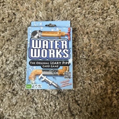 LLAVES DE METAL WATER WORKS Juego de Cartas PIPA CON FUGAS Juguete Fontanero Clásico Años 70 Sellado Foto 1 de 2