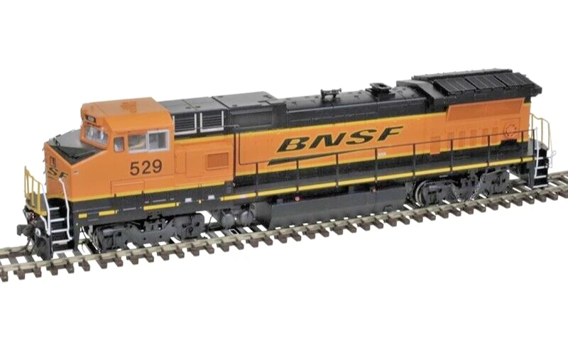 Atlas HO Scale ~ Dash 8-40BW ~ BNSF #514 ~ Silver DC Version ~ 10004310 - Image 1 of 1