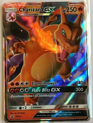 Charizard GX ULTRA RARE SM211 Promo Hidden Fates Pokemon Card NM Holo 2019 - Image 1 of 2