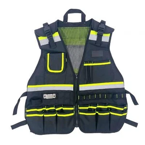 Electrician Tool Vest Multi Purpose Accessories Practical Multi Pocket for - Picture 1 of 8