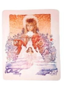 New Officially Licensed Jim Henson Labyrinth Movie Poster Artwork Throw Blanket - Picture 1 of 2