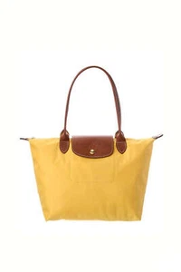 Longchamp Le Pliage Expandable Travel Bag in Mustard Size L - Picture 1 of 4