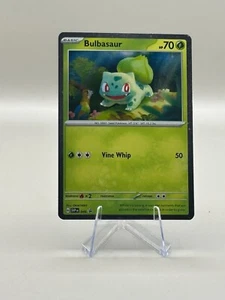 BULBASAUR #046 POKEMON Scarlet & Violet 151 Promo (Cosmic Holo, NM) ENGLISH - Picture 1 of 4