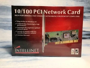 Intellinet 509510 RJ45 PCI 10/100 Ethernet Network Card - Picture 1 of 4