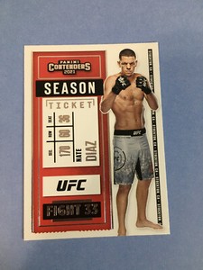 F137,469 2021 Chronicles UFC Contenders Season Ticket NATE DIAZ