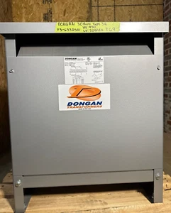 30 KVA Dongan 73-6330SH Transformer Pri 480V Sec 208/120V 3PH 60Hz 3R Outdoor - Picture 1 of 6