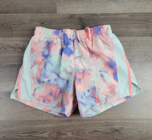 Girls Nike Dri-Fit Tempo Running Shorts Youth Large Tie Dye Stretch Drawstrings - Picture 1 of 12