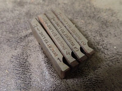 Ridgid 47855 1/2"-3/4" NPSM RH HS Pipe Dies For Universal Heads (BN403) - Image 1 of 4