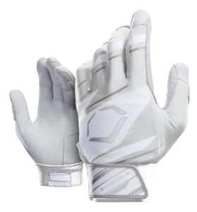 EvoShield Adult SPEED STRIPE GEL TO SHELL Batting Gloves WHITE/GRAY - Picture 1 of 1