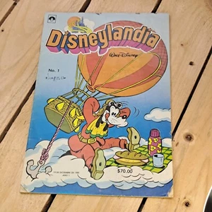 Disneylandia #1 Walt Disney 1985 Spanish Comics Goofy Chipmunks Mickey Minnie - Picture 1 of 19