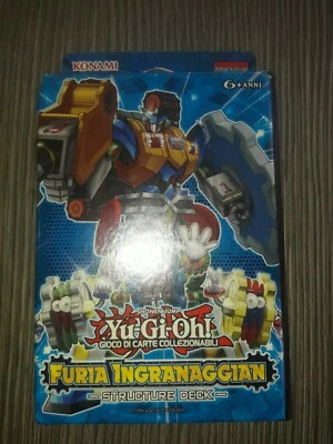 Deck Yu-Gi-Oh! Furia Ingranaggian Box Neu Geschlossen Ma Gequetscht - Bild 1 von 2