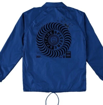 NUEVO SPITFIRE Hombre Patín Monopatín Chaqueta Abrigo Cortavientos - XL Foto 1 de 2