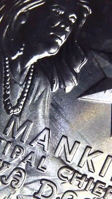 2022 P Wilma Mankiller 25c Error Unc. “New Discovery”(Rev Feeder Finger Error) - Image 1 of 4