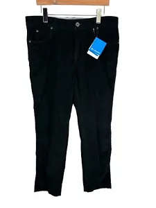 NWT Columbia Slim Fit Corduroy Pants Black Mens Size 30x30 Hiking Outdoors - Picture 1 of 10