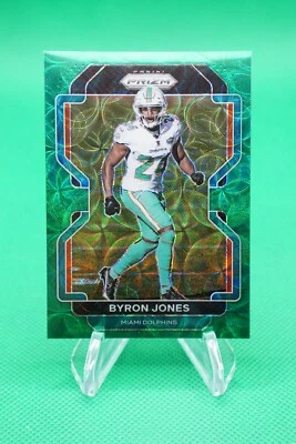 2021 Prizm Base Prizm Green Scope SP /75 #110 Byron Jones Miami Dolphins CDW - Image 1 of 2