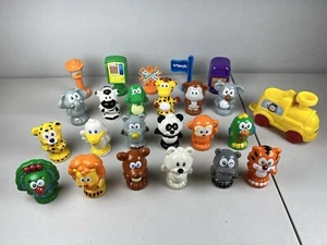 Vtech Smartville Alphabet Learning Train Replacement Animals & Signs Lot of 24 - Picture 1 of 24