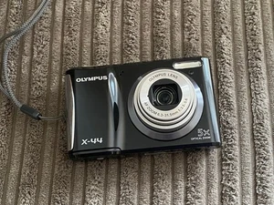 Olympus X-44 14.0MP 5x Zoom Compact Digital Camera Black Tested & Working - Picture 1 of 4