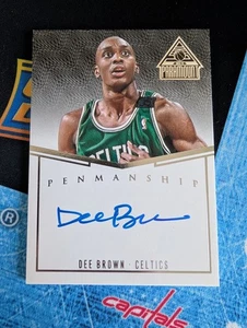 DEE BROWN 2014-15 Paramount Penmanship su carta AUTO / AUTOGRAFO #d /99 - Foto 1 di 2