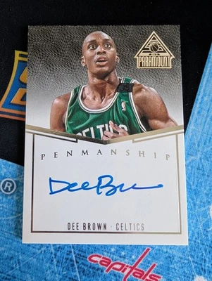 DEE BROWN 2014-15 Paramount Penmanship on-card AUTO / AUTOGRAPH #d /99 - Image 1 of 2
