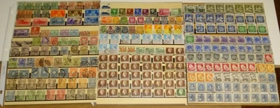 about 500 old postage stamps - Japan, Italy, Canada, Norway, etc. - estate find - Image 1 of 3