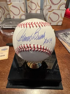 Banco Johnny de béisbol autografiado de los Rojos de Cincinnati/Pete Rose Steiner certificado de autenticidad deportivo Foto 1 de 4