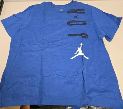 Jordan Air Stretch Hombre Talla 2XL Azul Jumpman Logo Foto 1 de 4