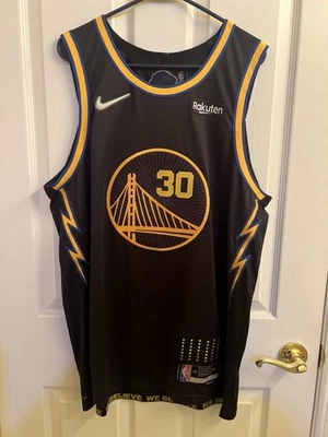 Authentic Steph Curry Golden State Warriors Nike ADV Jersey Mens Size L - Image 1 of 4