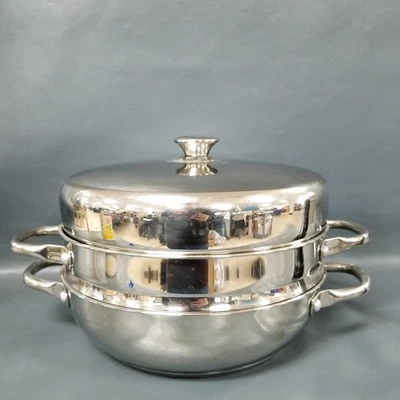 Wolfgang Puck Bistro Elite 7 piezas 11" Versa Pan Multi-Cocina Acero Inoxidable Foto 1 de 4