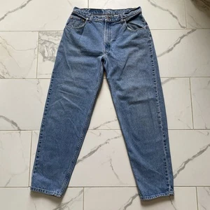 Vintage 1990s 90s Levi’s 560 Loose Fits Denim Blue Jeans Size 36 x 32 USA Made - Picture 1 of 5