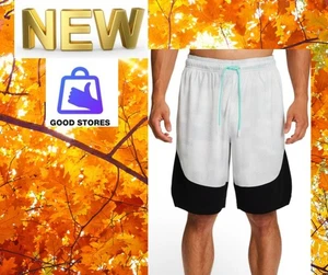 And1 Men's Shorts Basketball size S Gym Premium 10" Inseam Stark White NEW - Picture 1 of 15