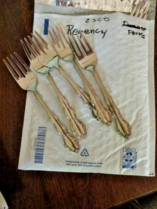 * Reed & Barton Regency 5er Set Tafelgabeln Edelstahl Besteck - Bild 1 von 2