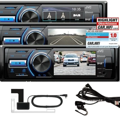 JVC KD-X561DBT 3" TFT Display für Rückfahrkamera DAB+ Bluetooth USB Autoradio - Bild 1 von 2