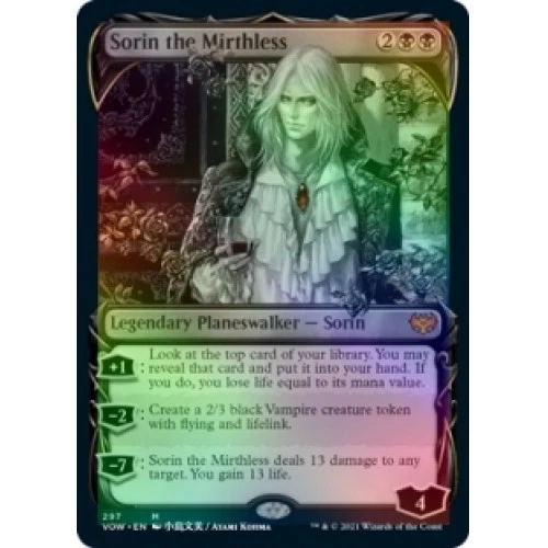 Foil Sorin The Mirthless (showcase) M/NM Magic MTG Innistrad: Crimson Vow - Image 1 of 1