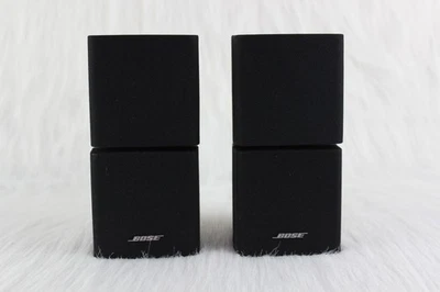 2 Bose Double Dual Cube Direct Reflect Speakers Lifestyle Acoustimass MINT - Immagine 1 di 4