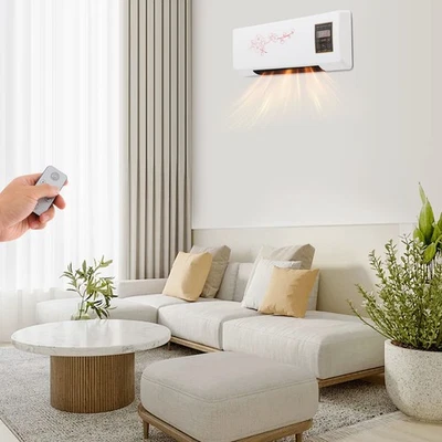 Wall-mounted Heating Machine For Bedroom Electric Heater With Remote Control - Image 1 of 4