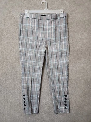 Talbots Chatham Ankle Dress Pants Womens 10 Petite Multi Plaid Side Zip NWOT - Image 1 of 4