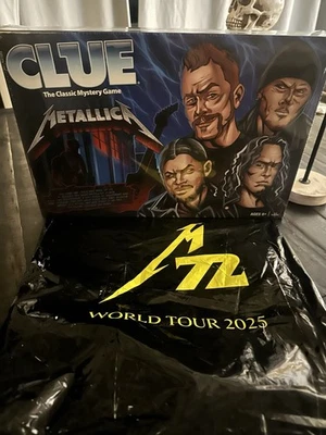 Metallica 2021 Clue Board Game USAopoly World Tour Band Heavy Metal Music New - Image 1 of 4