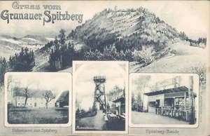 ALEMANIA saludo de Grunauer Spitzberg multiview PC 1909 - Imagen 1 de 2