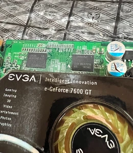 EVGA E-GeForce 7600 GT 256MB DDR3 Video Graphics Card Dual DVI PCI Express - Picture 1 of 5