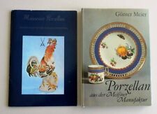 2 Bücher / Hefte über Meissener Porzellan - Günter Meier #sk