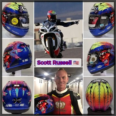 Arai Rx 7x Scott Russell 🇺🇸 (M)  There are 2x (M) Left.  - Image 1 of 4