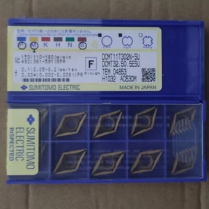 10pcs DCMT11T302N-SU AC630M DCMT11T302 Original SUMITOMO CNC carbide inserts - Picture 1 of 2