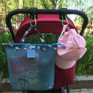 3 Pièces Bébé Poussette Clip Métal Buggy Crochet Voiture Moto - Photo 1/19