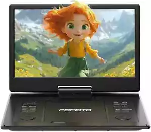 15.7" Portable DVD Player 14.1" HD Screen Rechargeable Support Multi DVD Formats - Picture 1 of 8