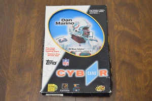 DAN MARINO 1996 Topps CYBER CARD NFL CD-ROM TRADING CARD - Picture 1 of 7