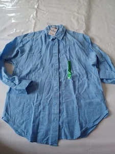 Stradivarius Ladies Shirt. Blue. Cotton. Collared. Long Sleeve Size Small - Picture 1 of 9