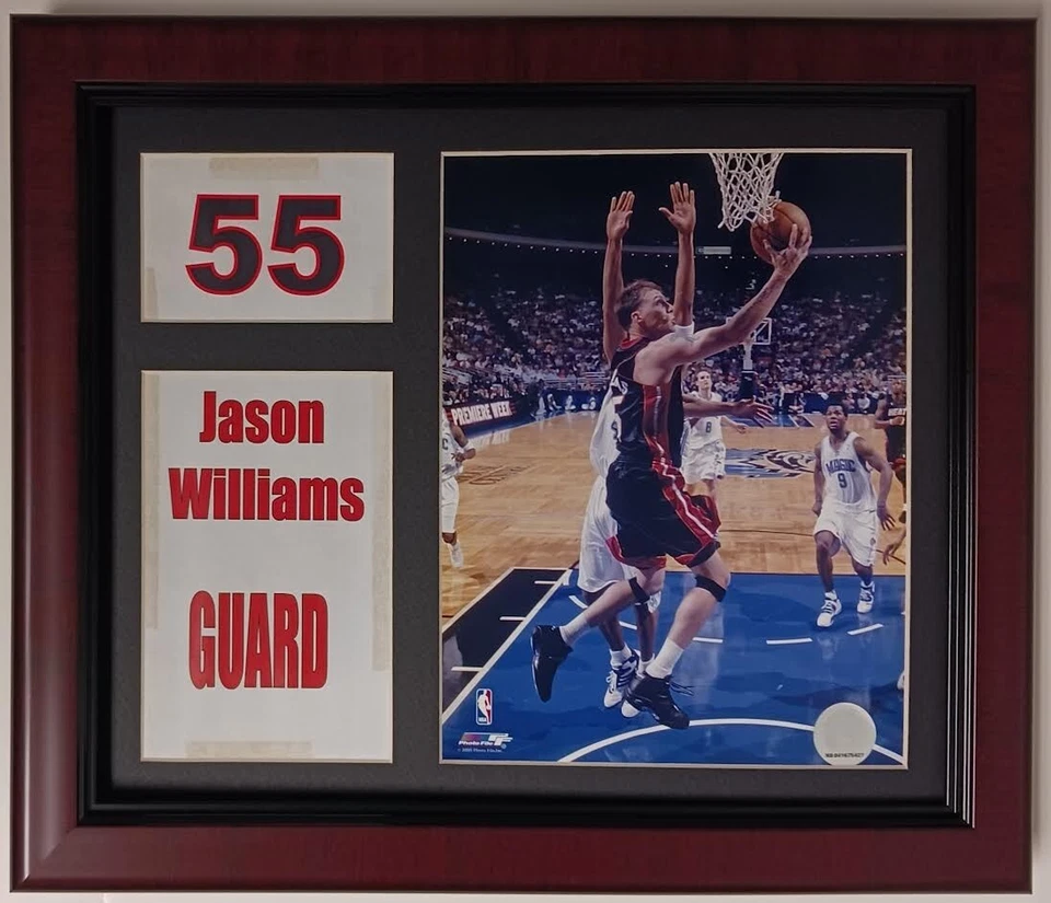 Foto enmarcada Miami Heat Jason Williams 11x14 Foto 1 de 1