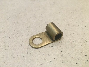 Flag Cable Terminal Brass for 5/16 inch dia cable Hole 3/8 inch Fixing Hole. - Picture 1 of 1