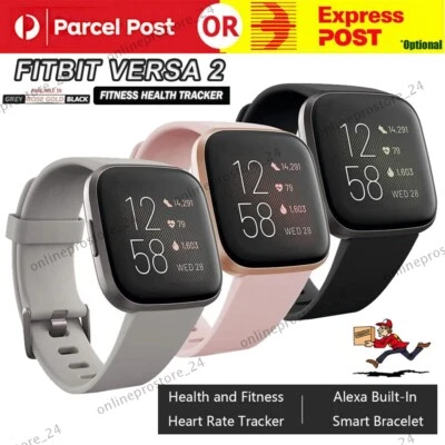 Fitbit Versa 2 Smart Watch Fitness Health Heart Rate Monitor Activity Tracker AU - image 1 of 4